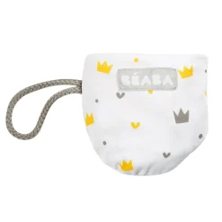 Bavoir en coton Couronnes