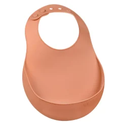 Bavoir silicone Terracotta