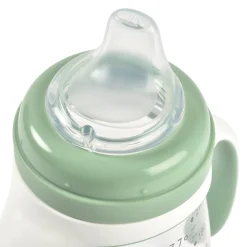 Biberon d'apprentissage 2 en 1 - 210ml Vert sauge