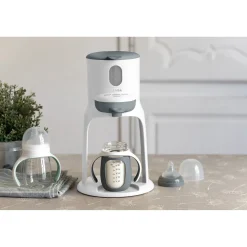 Biberon d'apprentissage en verre 2 en 1 - 210ml Gris minéral