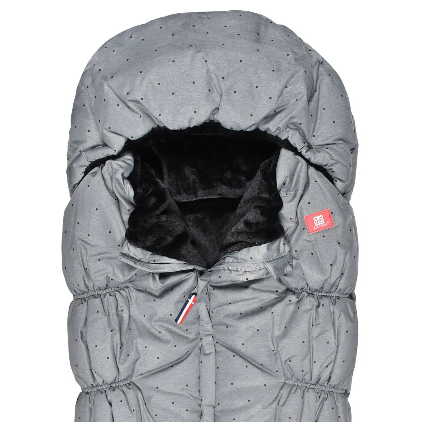 Chancelière 6-24m grise à pois