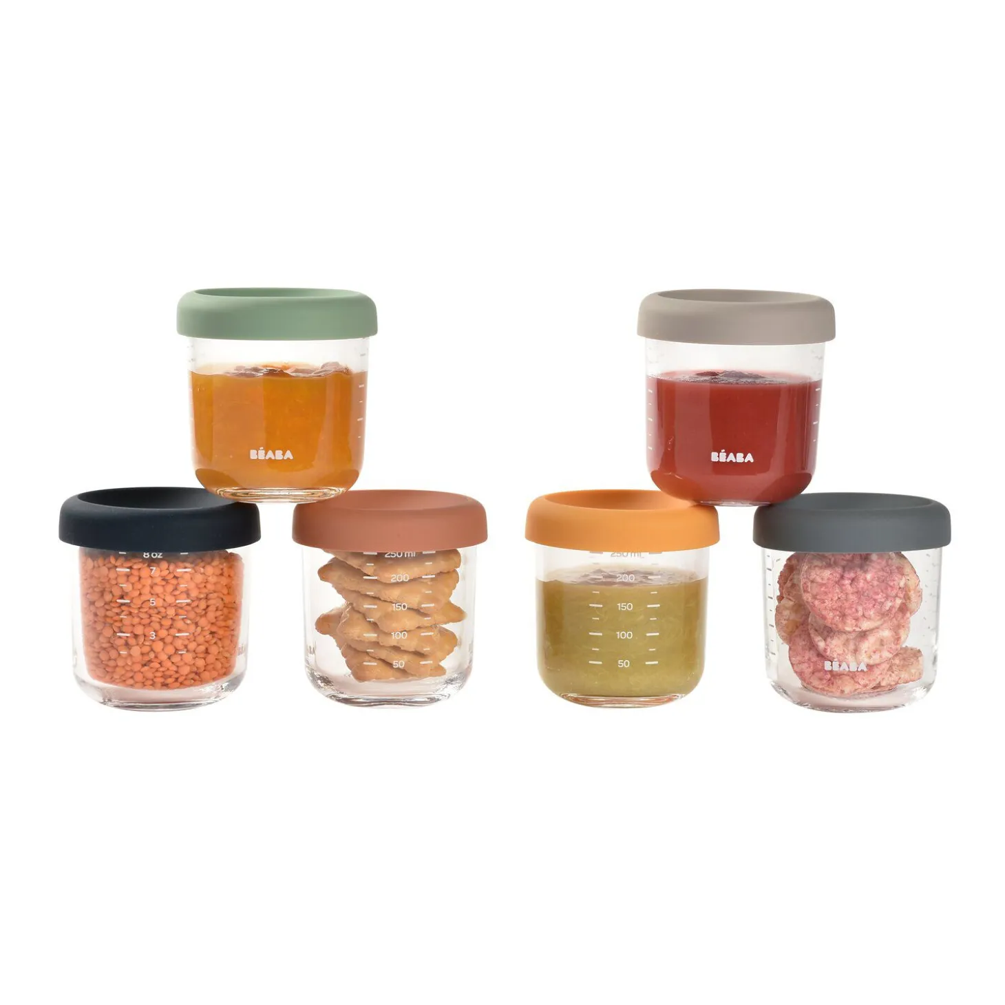 Coffret 6 portions verre 250ml Sunrise