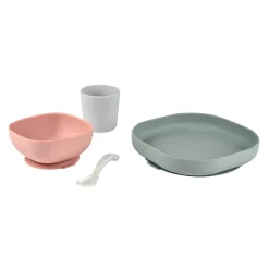 Coffret repas silicone Eucalyptus