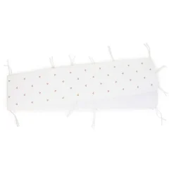 Contour De Parc - 35x340 Cm - Jersey + Mousseline - Hearts