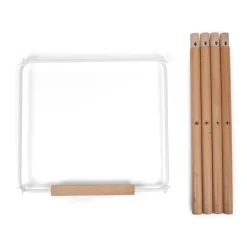 Evolu Extra Set De Pieds Longues + Repose Pieds - Bois - Bla