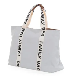 Family Bag Sac A Langer - Signature - Canvas - Ecru