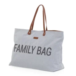Family Bag Sac A Langer - Canvas - Gris