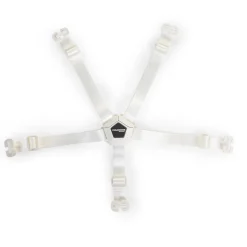 Harnais 5 points - Blanc Argenté