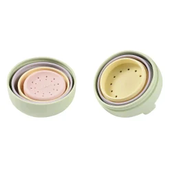 Jouets de bain silicone Menthe au lait multi couleurs