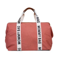 Mommy Bag ® Sac A Langer – Signature - Toile - Terracotta