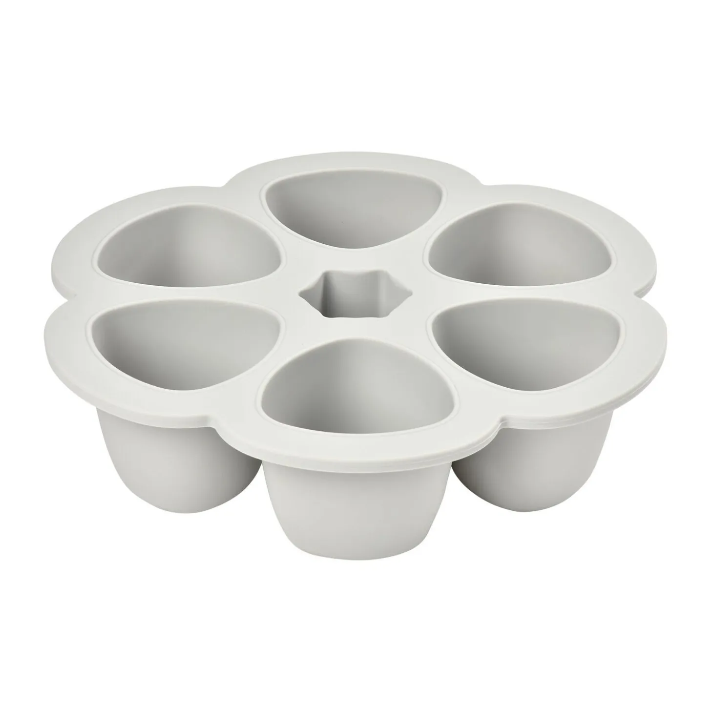 Moule multiportions silicone 6X150ml Gris clair