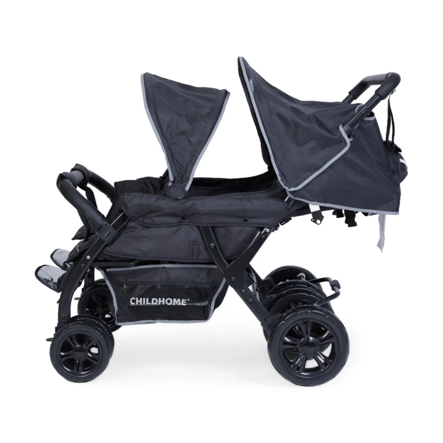 Poussette Quadruple anthracite