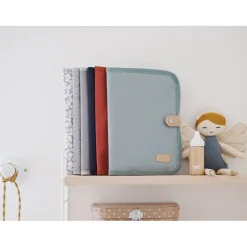 Protège carnet de santé Vert sauge