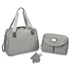 Sac à langer Genève Gris chiné