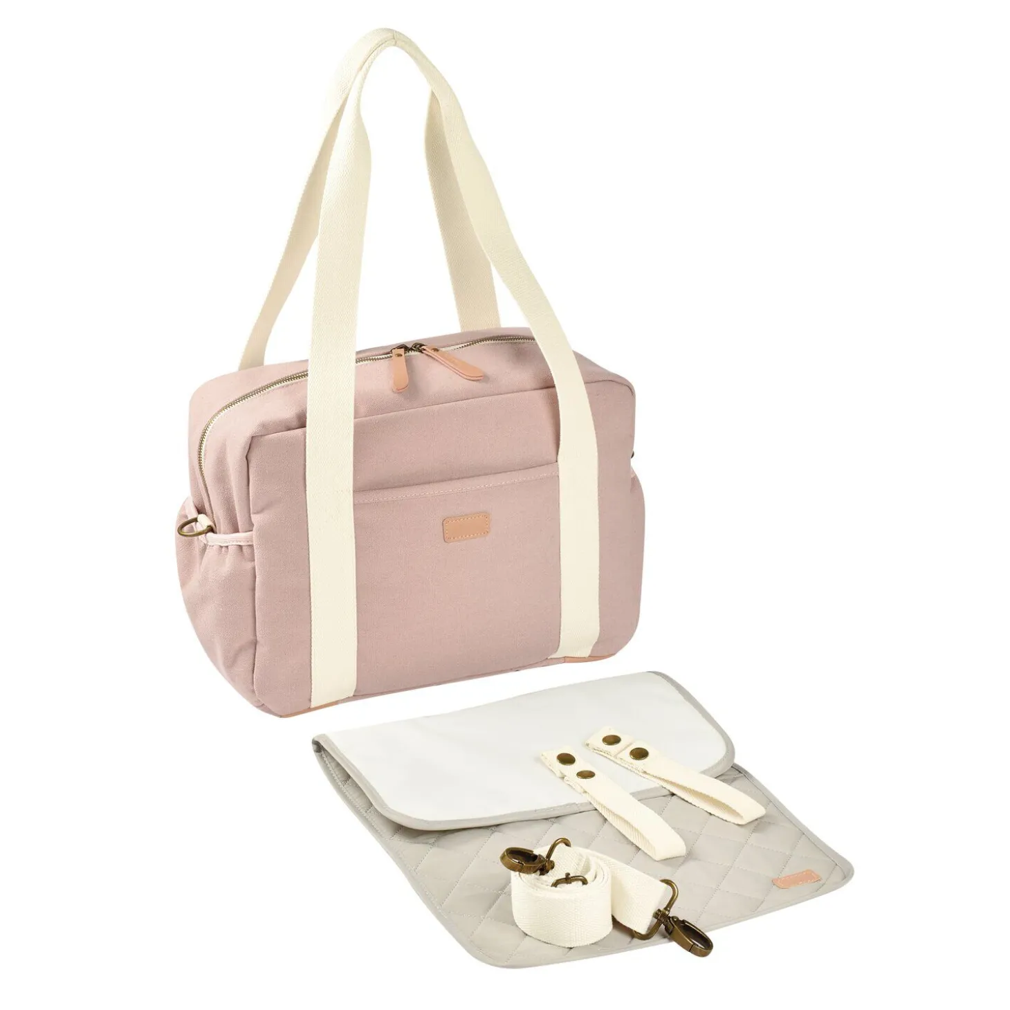 Sac à langer Paris Rose poudré