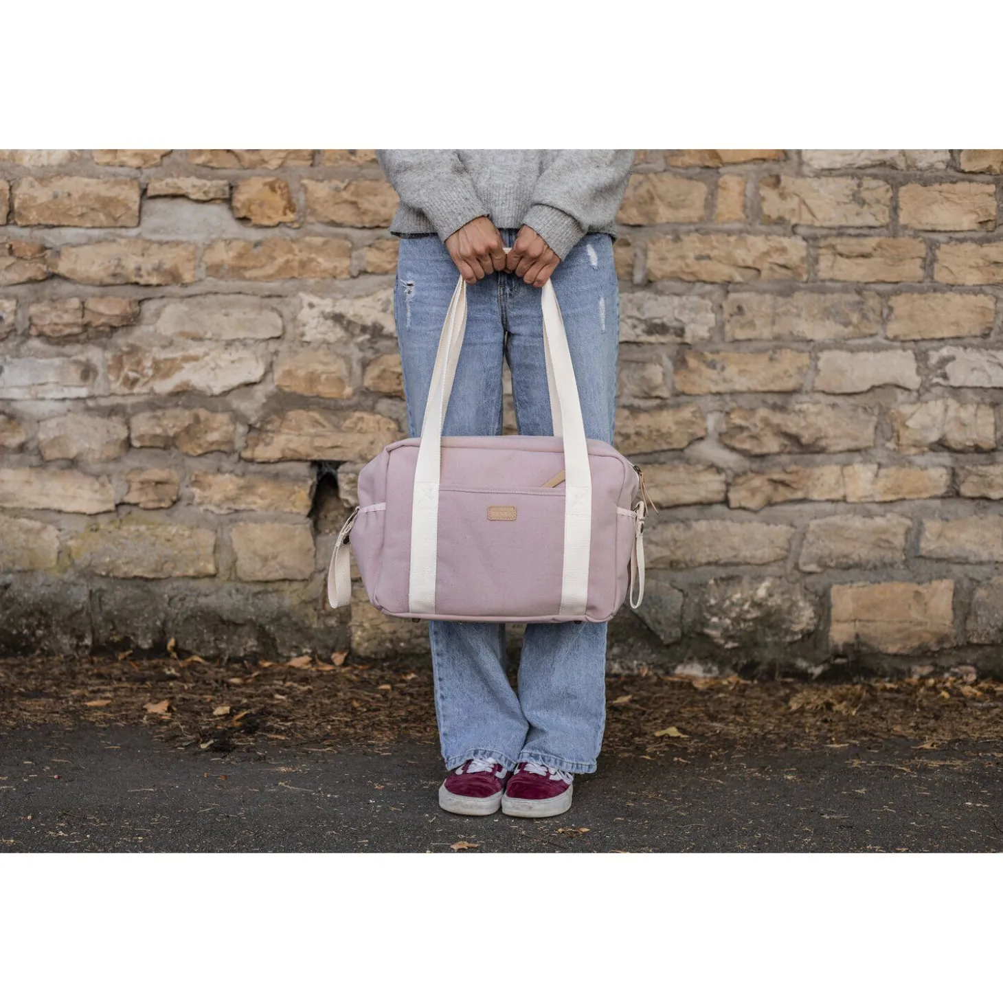 Sac à langer Paris Rose poudré