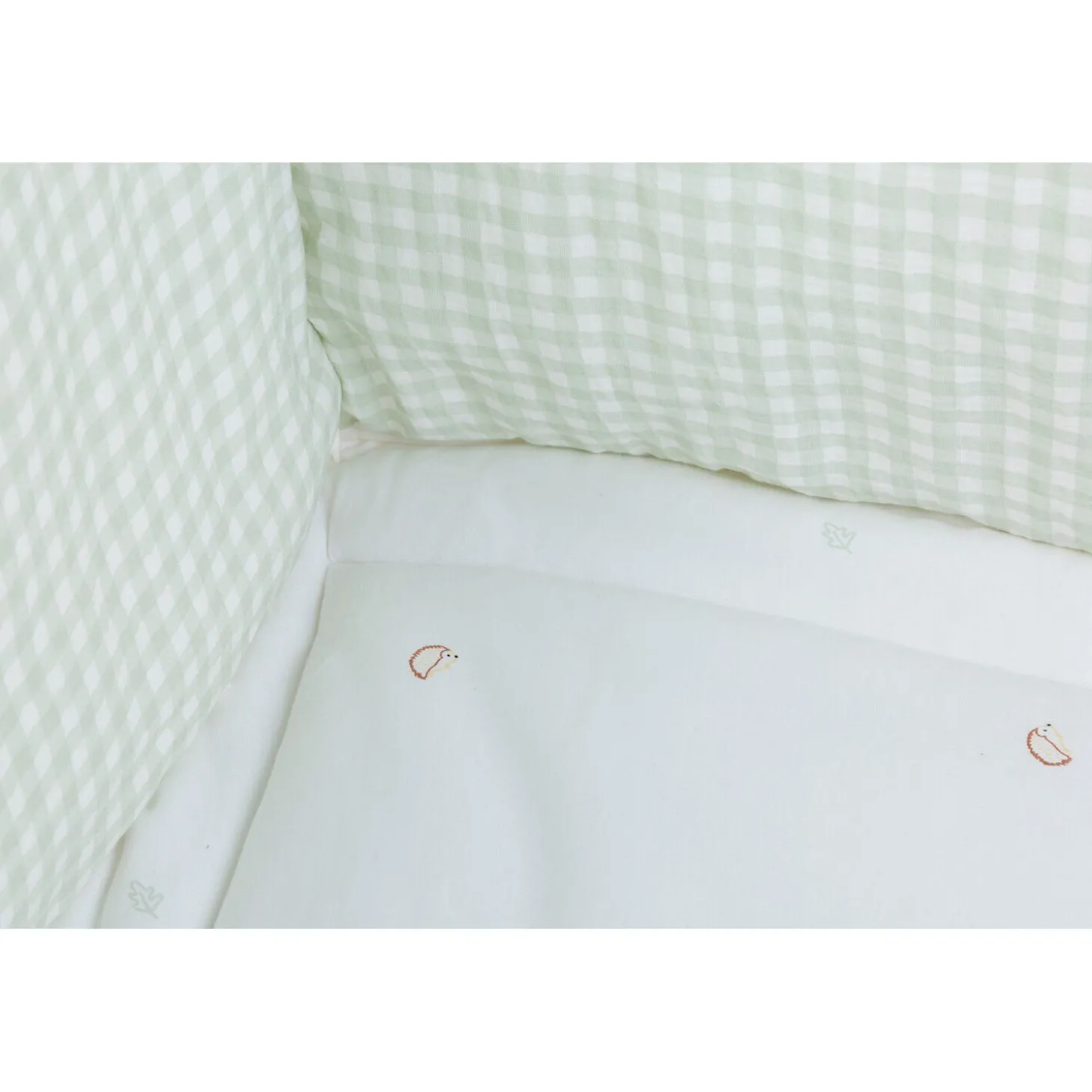 Tapis De Parc - 75x95 Cm - Jersey - Forêt - Mousseline Vichy