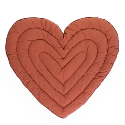 Tapis d’éveil 120cm Coeur terracotta