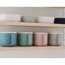 Tasse pick'n snack silicone Vert sauge