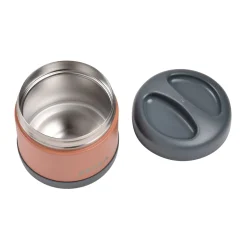 Thermo-portion inox 500ml Gris minéral/Terracotta
