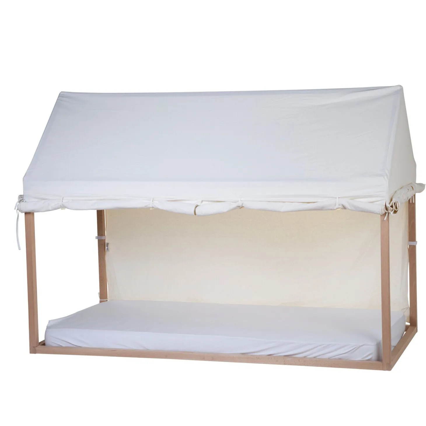 Toile Pour Lit Cabane - 90x200 Cm - Blanc