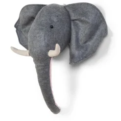 Trophée Elephant - Feutre - Décoration Murale